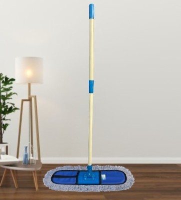 Livronic Wet and Dry Flat Floor Mop 67x14x5 (18-Inch) Easy to Use Floor Cleaning Mop Wet & Dry Mop(Blue)