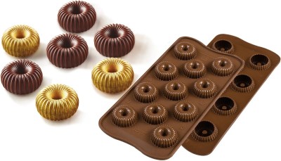 hussaini mart Silicone Chocolate Mould 15(Pack of 1)