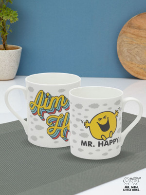 CLAY CRAFT ML MM2 SWING MMLM4 Ceramic Coffee Mug(350 ml, Pack of 2)