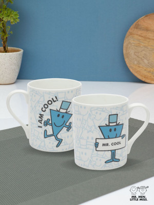 CLAY CRAFT ML MM2 SWING MMLM12 Ceramic Coffee Mug(350 ml, Pack of 2)