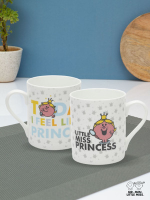 CLAY CRAFT ML MM2 SWING MMLM6 Ceramic Coffee Mug(350 ml, Pack of 2)