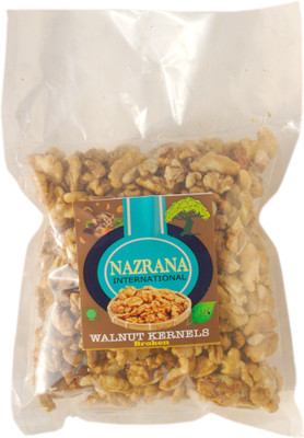 Nazrana International Walnut Kernels Broken, Kashmiri Walnuts Without Shell , Kashmir Akhrot Giri Tukda Walnuts(1 x 250 g)