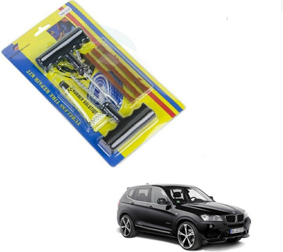 AuTO ADDiCT Car 6 Pieces Tool Safety With 3 Strip Tubeless Tyre Puncture Repair Kit For BMW X3 Tubeless Tyre Puncture Repair Kit