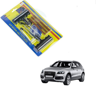 AuTO ADDiCT Car 6 Pieces Tool Safety With 3 Strip Tubeless Tyre Puncture Repair Kit For Audi Q5 Tubeless Tyre Puncture Repair Kit