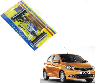 AuTO ADDiCT Car 6 Pieces Tool Safety With 3 Strip Tubeless Tyre Puncture Repair Kit For Tata Tiago Tubeless Tyre Puncture Repair Kit