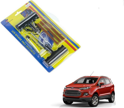 AuTO ADDiCT Car 6 Pieces Tool Safety With 3 Strip Tubeless Tyre Puncture Repair Kit For Ford Ecosport Tubeless Tyre Puncture Repair Kit