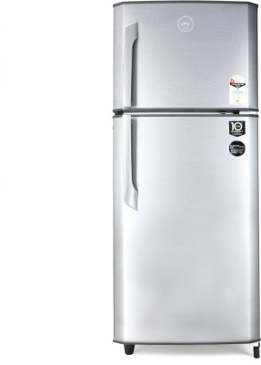 Godrej 231 L Frost Free Double Door 1 Star Refrigerator(Shiny Steel, RF EON 245A 15 HF SN ST)
