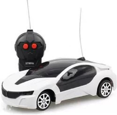 Shyam Creation Remote Control Chargeable 3D Famous Car with Flashing Light, Radio Control Race car for 3+ (white COLOUR)(White) Shyam Creation Remote Control Chargeable 3D Famous Car with Flashing Light, Radio Control Race car for 3+ (white COLOUR)(White)