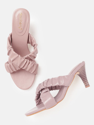 Dressberry Women Heels(Pink , 6)