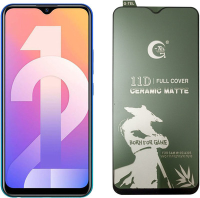 DC Electro Edge To Edge Screen Guard for Vivo Y11/Y12/Y15/Y17/U10 11D Full Cover Ceramic Matte Screen Guard (BORN GAME)(Pack of 1)