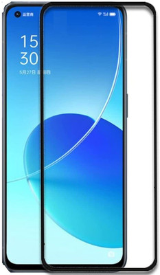 NSTAR Edge To Edge Tempered Glass for OPPO Reno6 5G, OPPO Reno6(Pack of 1)