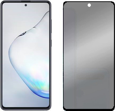 ECMERED Edge To Edge Tempered Glass for Samsung M51, Samsung A71, Samsung S10 Lite, Samsung Note 10 Lite Privacy(Pack of 1)