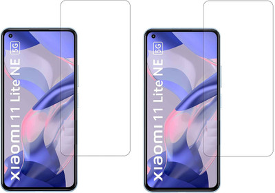 ISAAK Tempered Glass Guard for Xiaomi Mi 11 Lite NE 5G(Pack of 2)