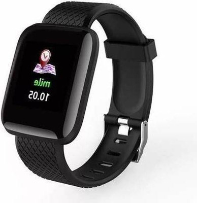 NKL Smart 116 Fitness Band Stylish Bluetooth(Black Strap, Size : FREE)