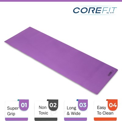 CORE FIT Roll Easy Pro 24 X 72-P Purple 8 mm Yoga Mat