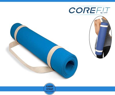 CORE FIT Super Grippy With Belt-24X72-BL 6.5 mm Yoga Mat