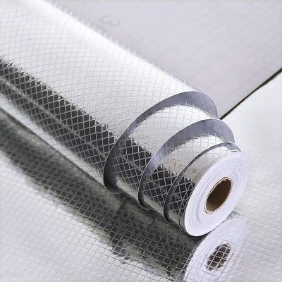 HGS ENTERPRISE Decorative Silver Wallpaper(200 cm x 60 cm)