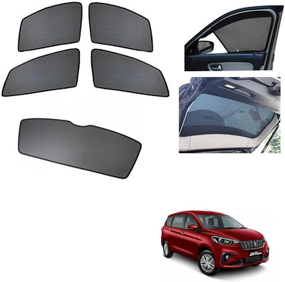 AuTO ADDiCT Side Window, Rear Window Sun Shade For Maruti Suzuki Ertiga(Black)