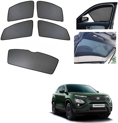 AuTO ADDiCT Side Window, Rear Window Sun Shade For Tata Harrier(Black)