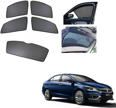AuTO ADDiCT Side Window, Rear Window Sun Shade For Maruti Suzuki Ciaz(Black)