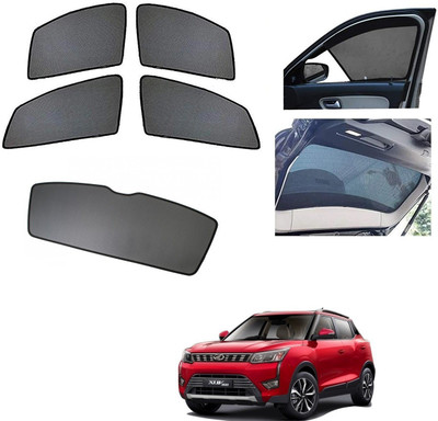 AuTO ADDiCT Side Window, Rear Window Sun Shade For Mahindra XUV 300(Black)
