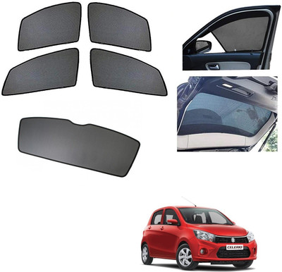 AuTO ADDiCT Side Window, Rear Window Sun Shade For Maruti Suzuki Celerio(Black)