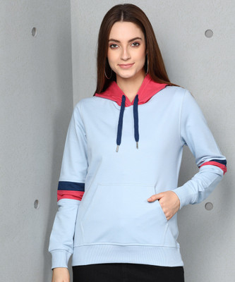 METRONAUT Full Sleeve Solid Women Sweatshirt