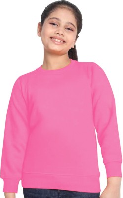 BRATMA Full Sleeve Solid Boys & Girls Sweatshirt