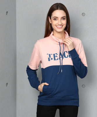 METRONAUT Full Sleeve Color Block Women Sweatshirt