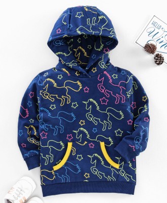 Ventra Full Sleeve Animal Print Boys & Girls Sweatshirt