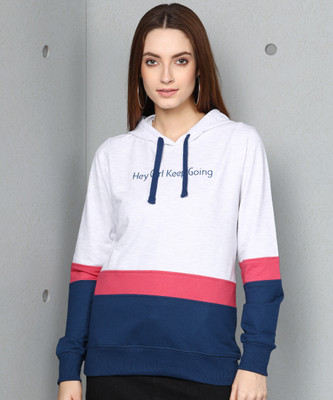 METRONAUT Full Sleeve Color Block Women Sweatshirt