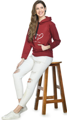 GLADLY Full Sleeve Printed Women Sweatshirt