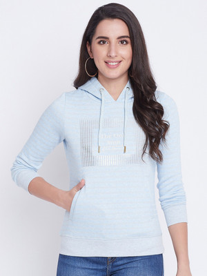 DUKE Full Sleeve Self Design Women Sweatshirt