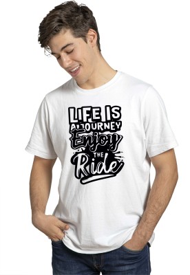 ULTRASTYLE Printed Men Round Neck White T-Shirt