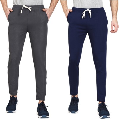 SARK PRODUCTION Slim Fit Men Grey, Blue Trousers