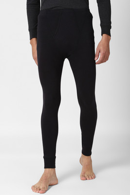 PETER ENGLAND Solid Men Black Track Pants