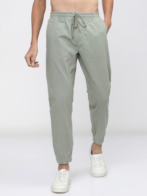 HIGHLANDER Tapered Men Light Green Trousers