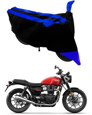 Genipap Two Wheeler Cover for Triumph(Street Twin, Black, Blue)