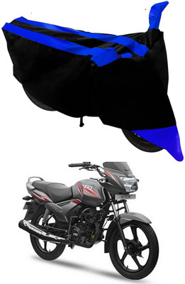 APNEK Two Wheeler Cover for TVS(Star City Plus, Black, Blue)