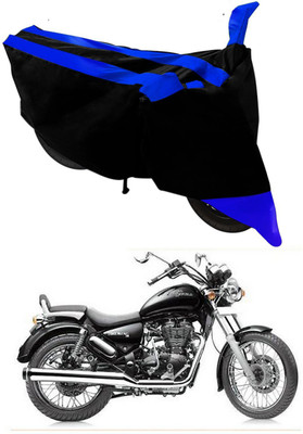 APNEK Two Wheeler Cover for Royal Enfield(Thunderbird 350, Black, Blue)