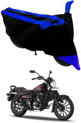 APNEK Two Wheeler Cover for Bajaj(Avenger Street 220, Black, Blue)