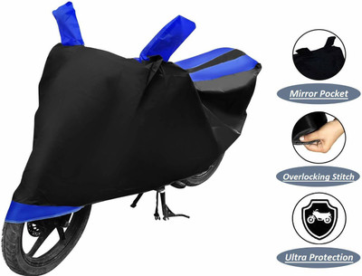 AutoRash Waterproof Two Wheeler Cover for Hero(Maestro Edge, Black, Blue)