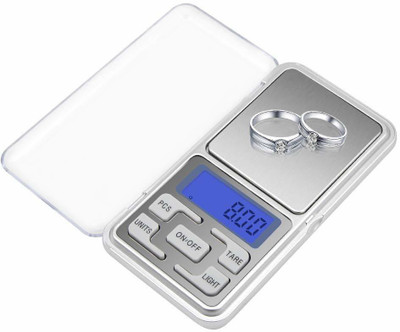 Gentle e kart ® Digital Pocket Scale 0.1G to 200G for Kitchen and Jewellery Weighing Scale(Silver)