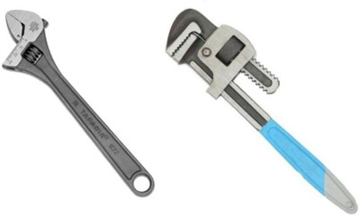 TAPARIA TAW10PW12 Single Sided Pipe Wrench(Pack of 2)