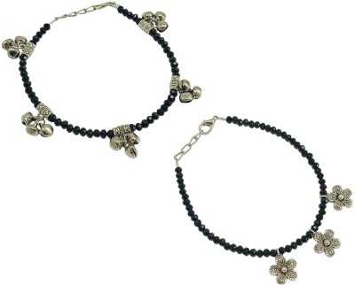 HIGH TRENDZ Alloy Anklet(Pack of 2)