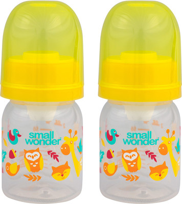 Small Wonder Feeding Bottle PP ADMIRE Pack Of 2 - 60 ml(Yellow)