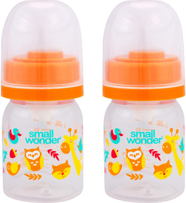 Small Wonder Feeding Bottle PP ADMIRE Pack Of 2 - 60 ml(Orange)