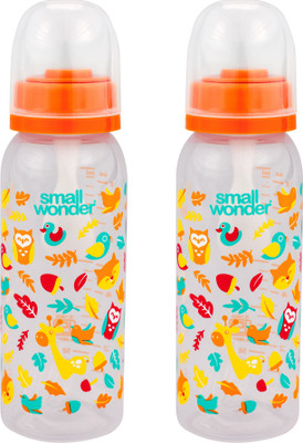 Small Wonder Feeding Bottlel PP ADMIRE Pack Of 2 - 250 ml(Orange)