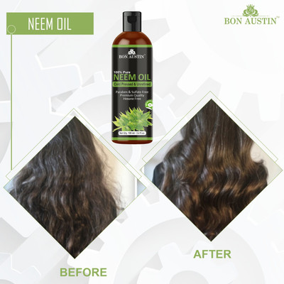 Bon Austin Premium Neem oil - Cold Pressed & Unrefined(100 ml)(100 ml)