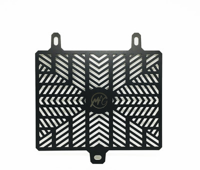 Motoaggrandize Radiator Guard Bajaj NS 200 | Color - Matte Black Bike Radiator Guard(Bajaj)